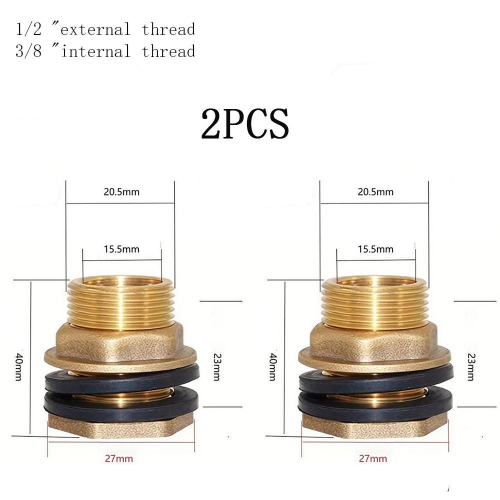 2PCS Water Butt Water Tank Tap Buckets Connector Watering Equipment Water Storage Rain Barrels Brass Tap Click-Lock Fitting Other
2PCS Water Butt Water Tank Tap Buckets Connector Watering Equipment Water Storage Rain Barrels Brass Tap Click-Lock Fitting Other