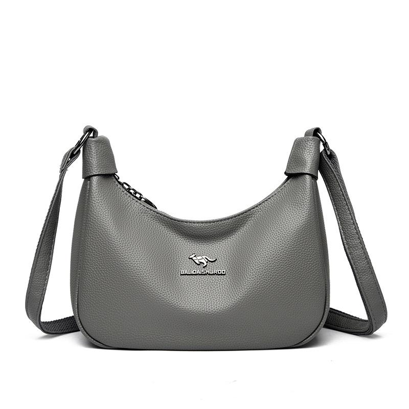 Women s Bag, Middle-aged Mother s Bag, Soft Leather Handbag, Casual Single-shoulder Crossbody Bag сірий колір
Women s Bag, Middle-aged Mother s Bag, Soft Leather Handbag, Casual Single-shoulder Crossbody Bag сірий колір