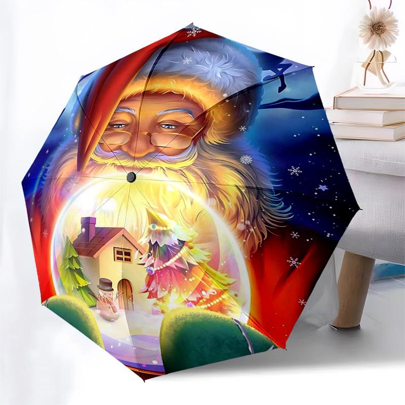 1pc Christmas Snow Globe Santa Claus Automatic Opening Folding Umbrella, 8 Bone Iron Frame, Portable Outdoor Umbrella for Fans, Travelers, Daily Use,
1pc Christmas Snow Globe Santa Claus Automatic Opening Folding Umbrella, 8 Bone Iron Frame, Portable Outdoor Umbrella for Fans, Travelers, Daily Use,
