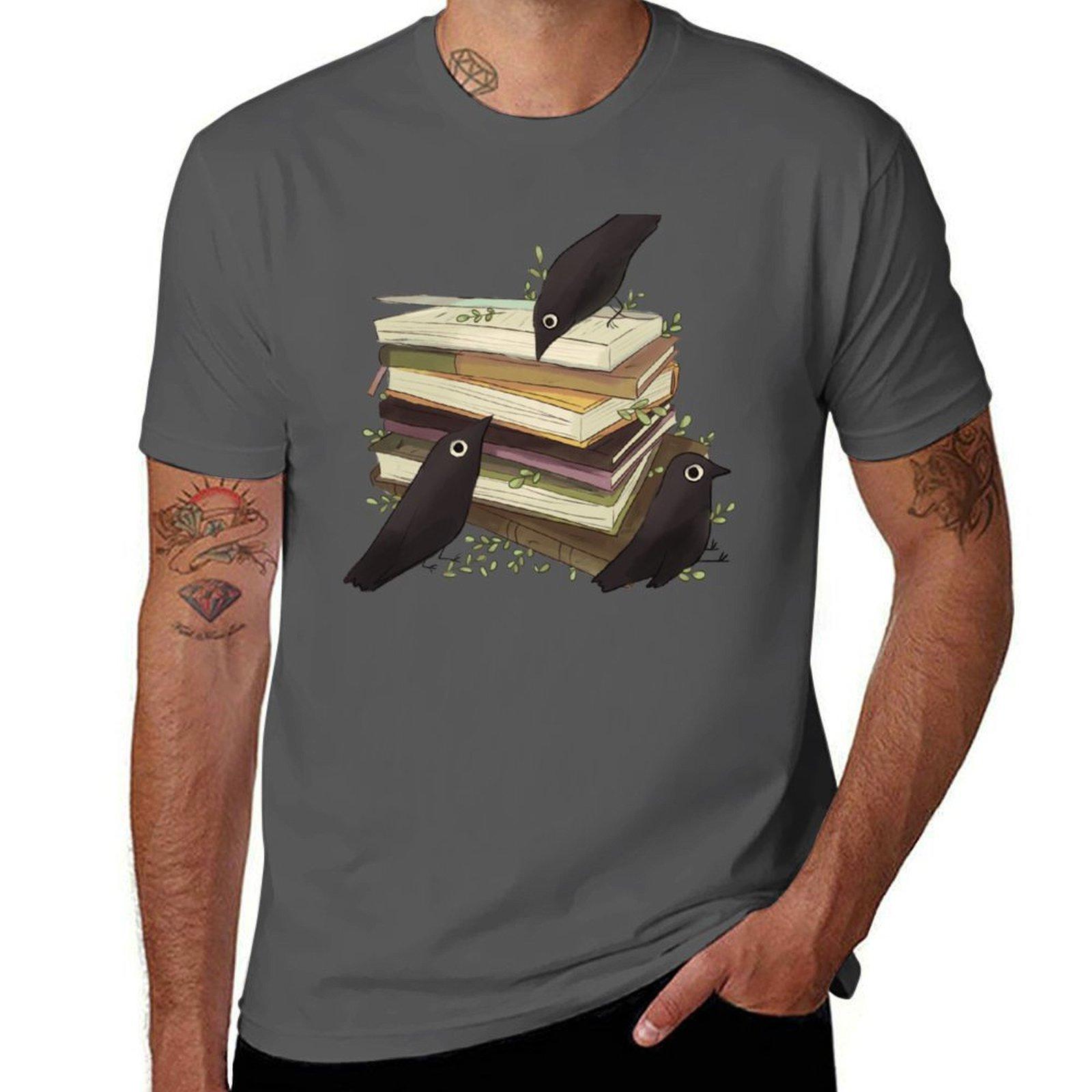 Old Books and crows T-Shirt t shirt men 100% cotton luxury brand man t shirts for men essential t shirt T-Shirt 4XL
Old Books and crows T-Shirt t shirt men 100% cotton luxury brand man t shirts for men essential t shirt T-Shirt 4XL