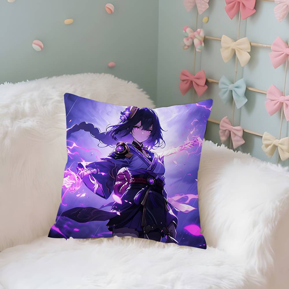 RRaidenSShogun GGenshin IImpact Case Plush Fabric Soft Pillowcase Double Sided Print Cushion Cover Household Gifts 40x40 cm
RRaidenSShogun GGenshin IImpact Case Plush Fabric Soft Pillowcase Double Sided Print Cushion Cover Household Gifts 40x40 cm