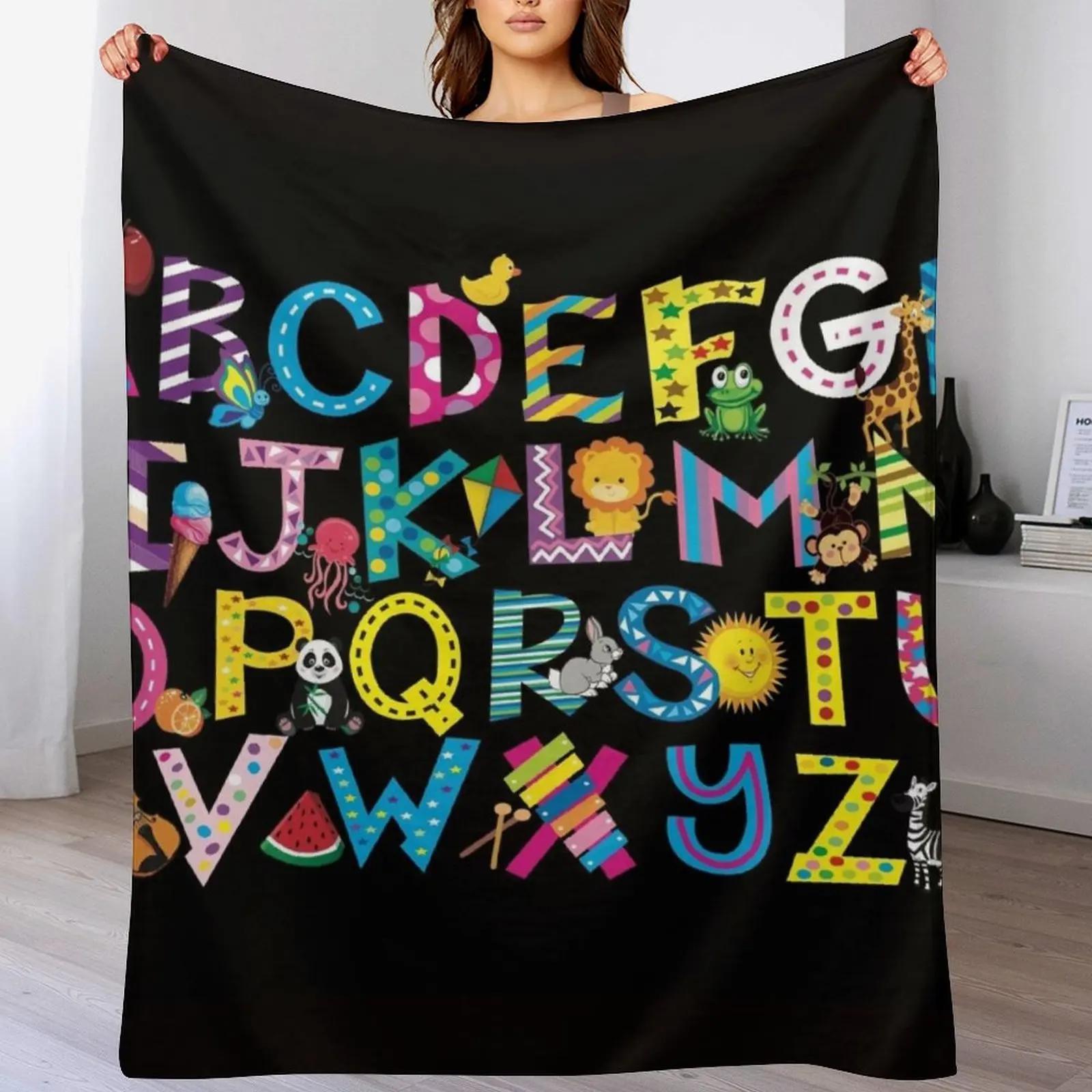 ALPHABET COLLECTION Throw Blanket Multi Purpose Soft Warm Blanket for Home Travel 102x76cm(40x30in)
ALPHABET COLLECTION Throw Blanket Multi Purpose Soft Warm Blanket for Home Travel 102x76cm(40x30in)