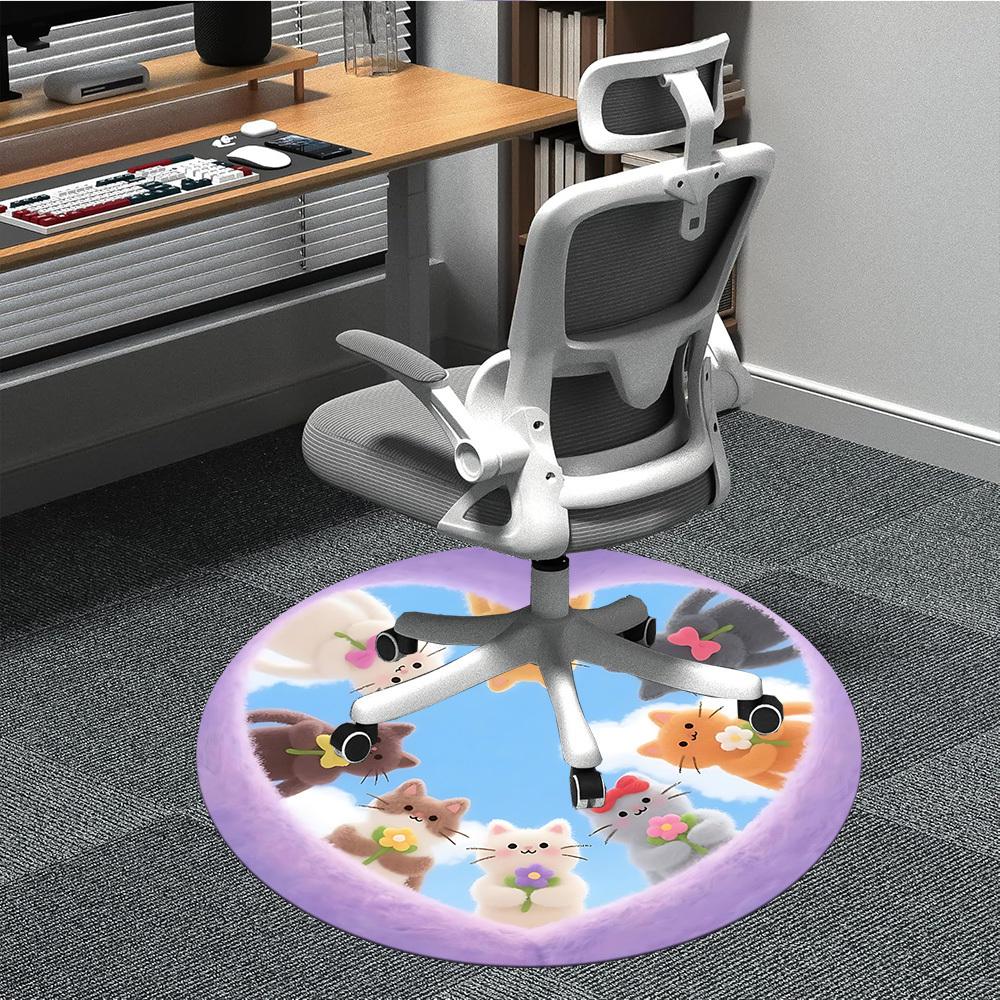 1pc Cat Heart Print Chair Carpet for Office, Non-slip, Soft and Durable Office Rug, Perfect for Office yy251227165 80cm by 80cm
1pc Cat Heart Print Chair Carpet for Office, Non-slip, Soft and Durable Office Rug, Perfect for Office yy251227165 80cm by 80cm