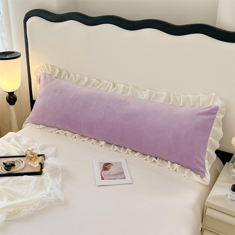 Thickened Coral Fleece Long Pillowcase for Couples 48x120cm Pillowcase with Fleece Border (Single)
Thickened Coral Fleece Long Pillowcase for Couples 48x120cm Pillowcase with Fleece Border (Single)