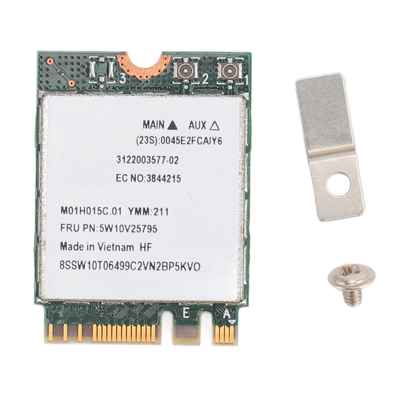RTL8822CE FRU NGFF Wireless Network Card 2.4GHZ 5GHZ Dual Band 867Mbps NGFF Bluetooth 5.0 Adapter
RTL8822CE FRU NGFF Wireless Network Card 2.4GHZ 5GHZ Dual Band 867Mbps NGFF Bluetooth 5.0 Adapter