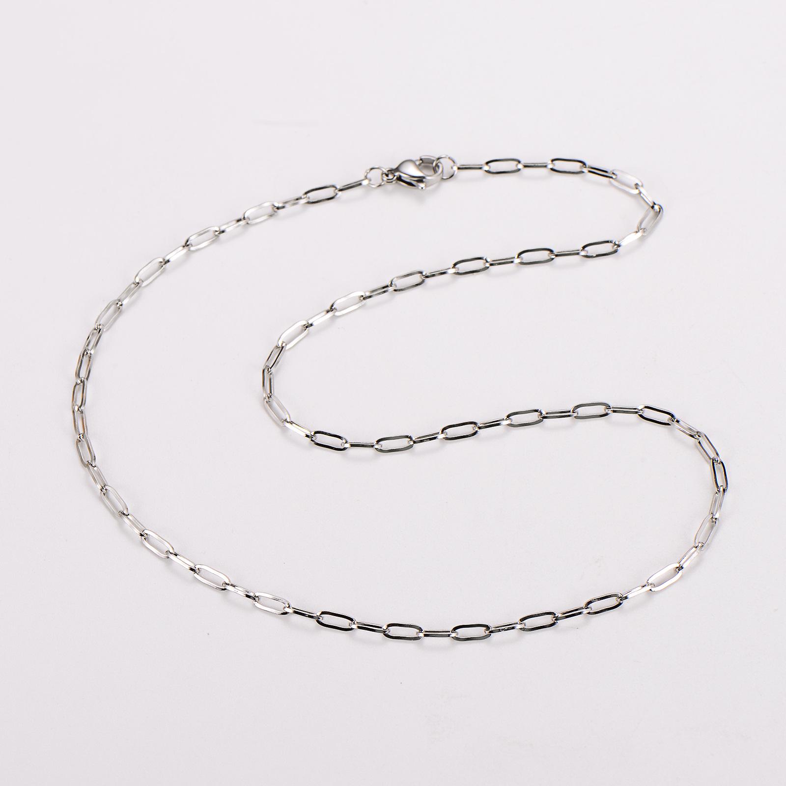 AML Minimalist Women s Square Wire Cross Chain - 0.6*2.5*6.5mm, Exquisite Layering Design
AML Minimalist Women s Square Wire Cross Chain - 0.6*2.5*6.5mm, Exquisite Layering Design
