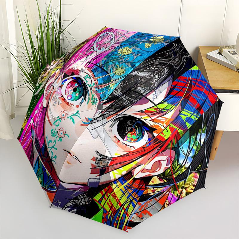 1pc Anime Character Outdoor Umbrella - Automatic Opening/Closing, Portable 3-Fold Design, 8-Rib Iron Frame - Perfect Gift for Fans, Travelers, Da
1pc Anime Character Outdoor Umbrella - Automatic Opening/Closing, Portable 3-Fold Design, 8-Rib Iron Frame - Perfect Gift for Fans, Travelers, Da