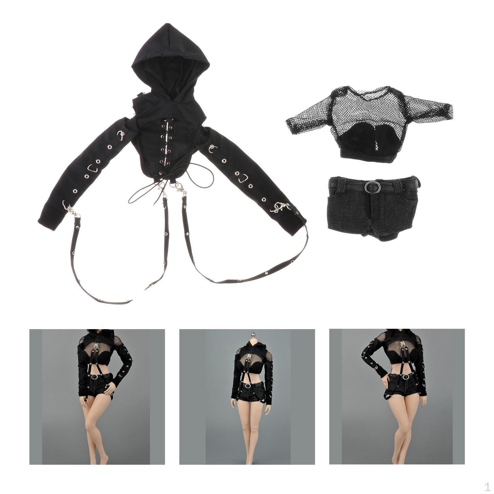 Collection 1/6 Scale Female Action Figure Hollow Corset Shorts Hooded Suits Fit for HT Toys 12 Inch
Collection 1/6 Scale Female Action Figure Hollow Corset Shorts Hooded Suits Fit for HT Toys 12 Inch