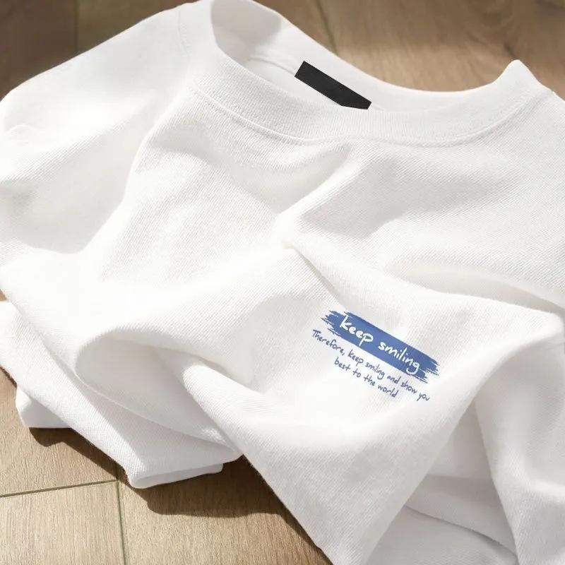 Women s Summer 2024 Loose Fit Cotton Short Sleeve T-shirt - Korean Style, Plus Size, Versatile Casual Round Neck Top L (for 101-115 lbs)
Women s Summer 2024 Loose Fit Cotton Short Sleeve T-shirt - Korean Style, Plus Size, Versatile Casual Round Neck Top L (for 101-115 lbs)
