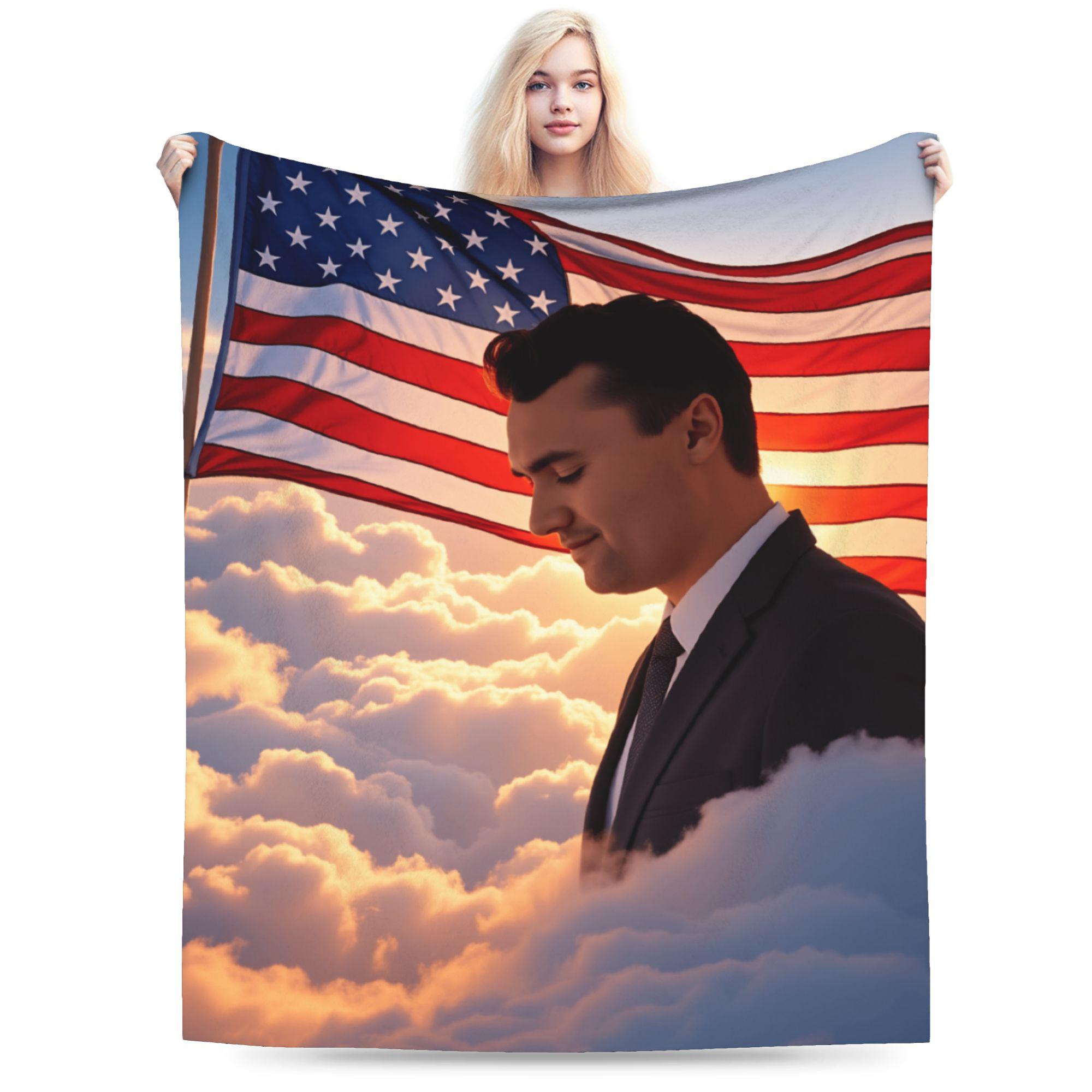 Charlie Kirk Death Flannel Blanket Winter Soft Durable Throw Blanket for Students Home Decor Street Trend Bedspread Sofa Bed 40x50in
Charlie Kirk Death Flannel Blanket Winter Soft Durable Throw Blanket for Students Home Decor Street Trend Bedspread Sofa Bed 40x50in