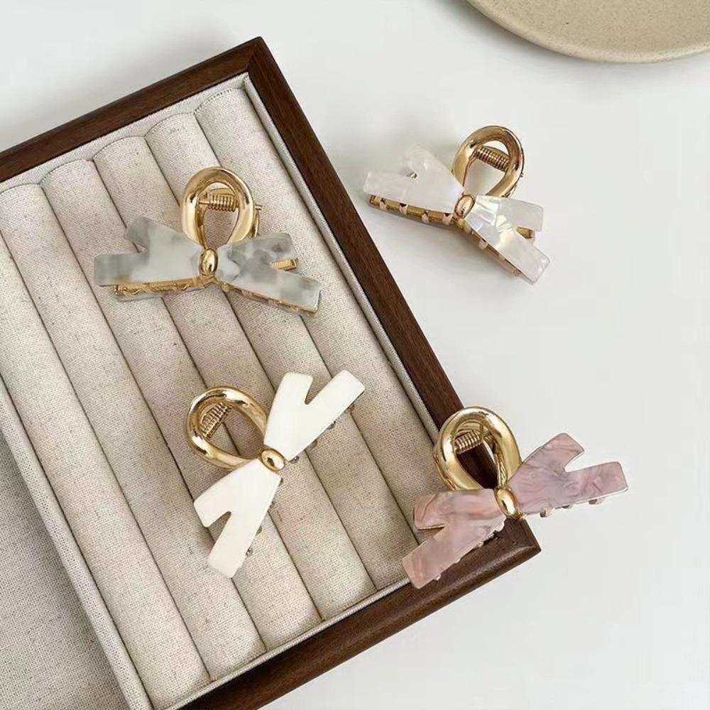 Geometry Acetate Shark Clip Colorful Hair Grab Clip Fashion Bow Hair Claw Travel білий
Geometry Acetate Shark Clip Colorful Hair Grab Clip Fashion Bow Hair Claw Travel білий