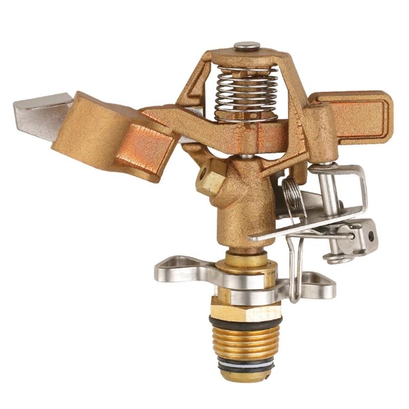 Durable Brass Garden Sprinkler with Automatic 360 Degree Rotating and Customizable Sprayed Patterns for Landscape Grden 1
Durable Brass Garden Sprinkler with Automatic 360 Degree Rotating and Customizable Sprayed Patterns for Landscape Grden 1