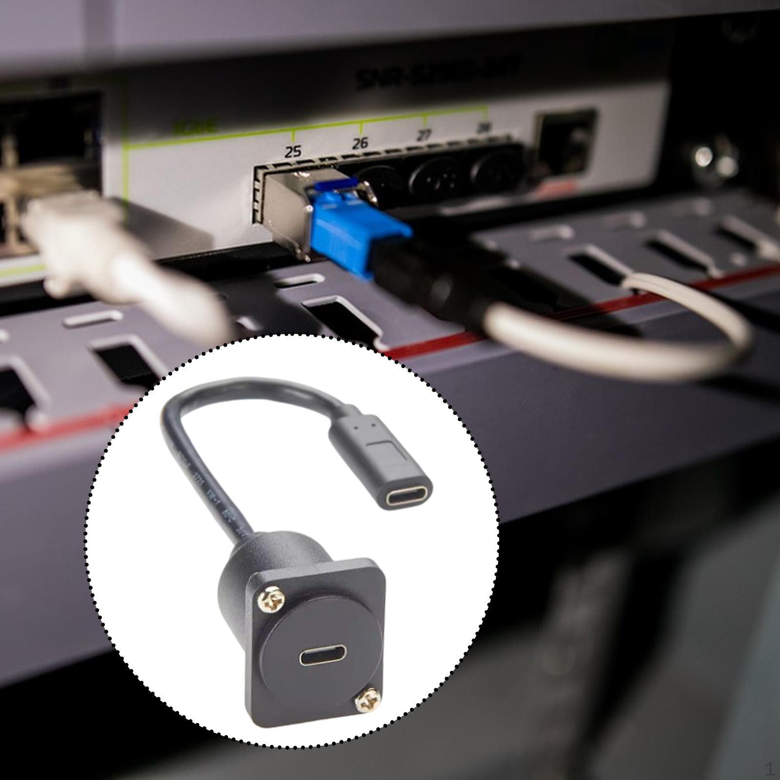 Panel Mount Adapter Cable Female to Accessories Professional 10Gbps High Speed Data Transfer
Panel Mount Adapter Cable Female to Accessories Professional 10Gbps High Speed Data Transfer