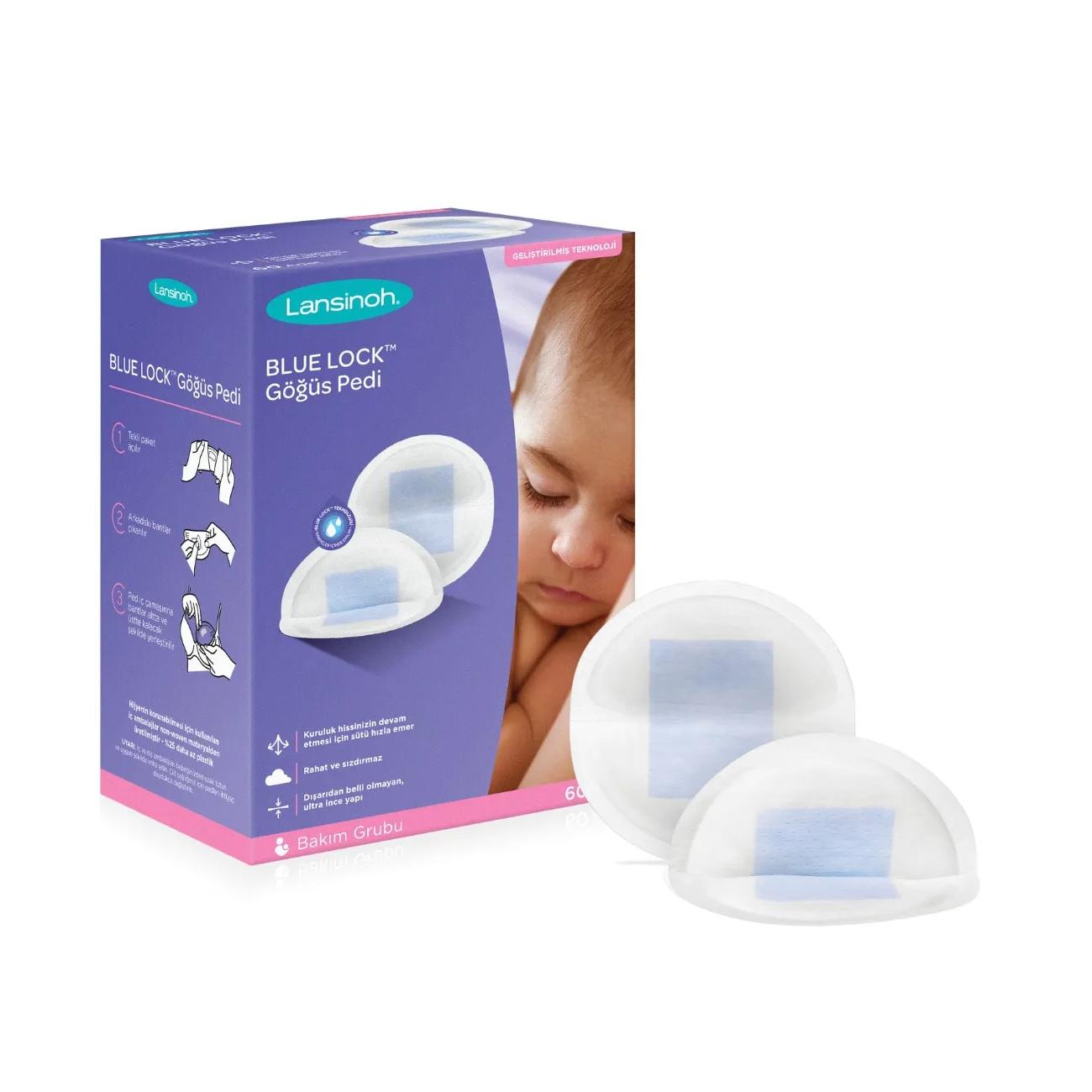 Нагрудники Lansinoh Blue Lock, 60 шт. 
Нагрудники Lansinoh Blue Lock, 60 шт.