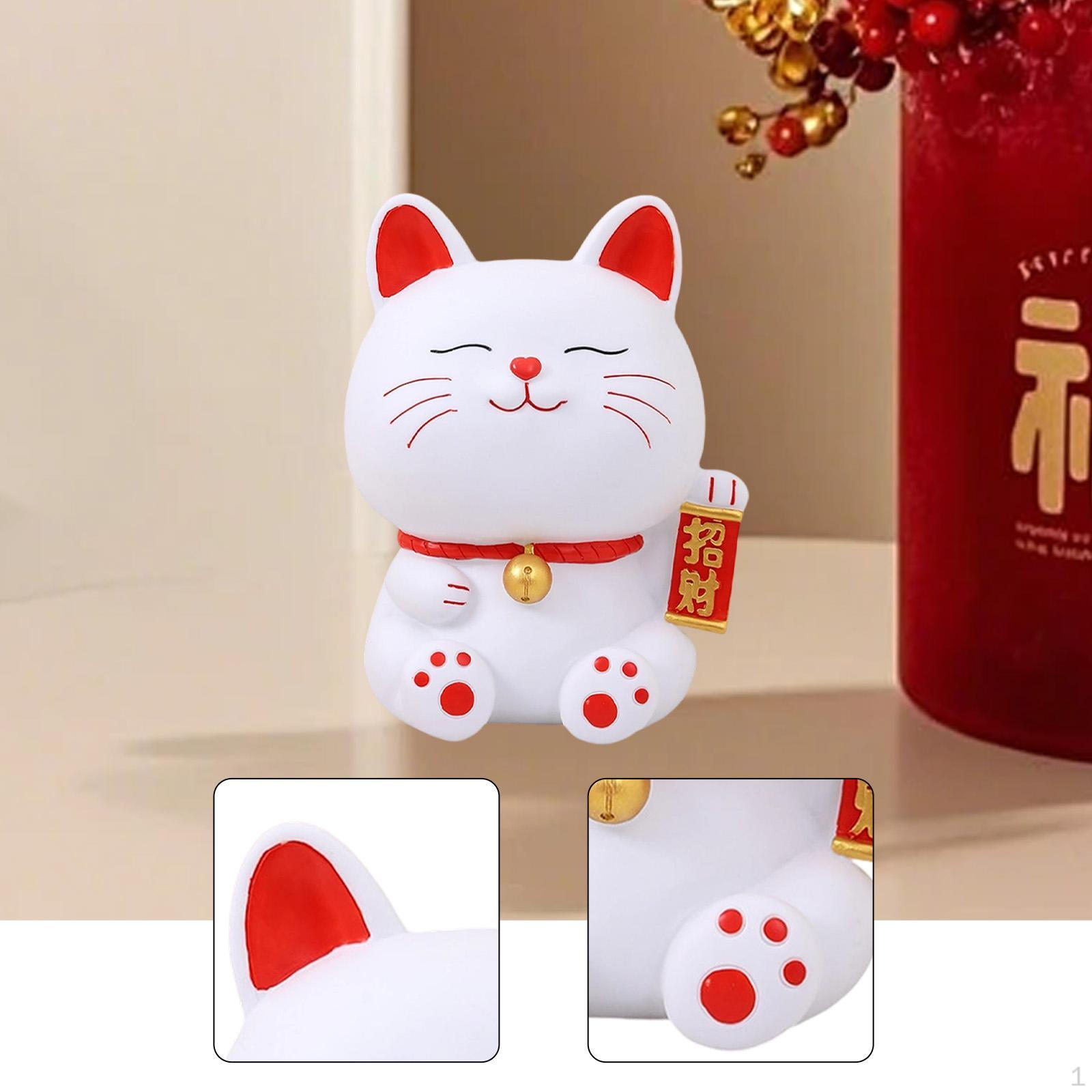 Lucky Cat Piggy Bank Money Collection Vinyl Animal Sculpture Desktop Ornament for Fireplace
Lucky Cat Piggy Bank Money Collection Vinyl Animal Sculpture Desktop Ornament for Fireplace