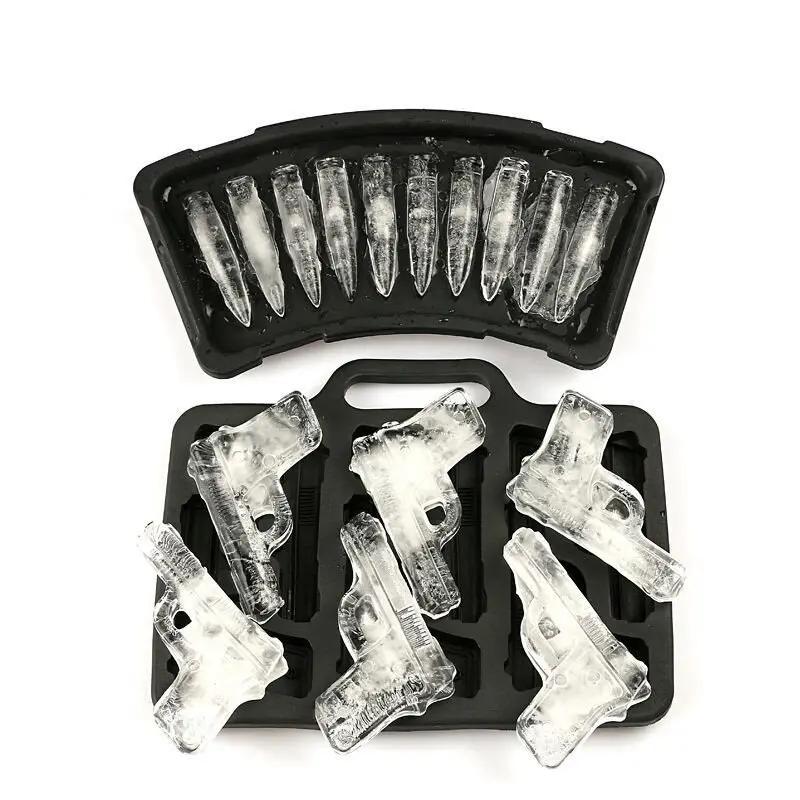 Gun Bullet Skull Ice Cube Maker DIY Bullet Ice Cube Tray Chocolate Mold Home Bar Accessories Whiskey Wine Ice Cream Tool
Gun Bullet Skull Ice Cube Maker DIY Bullet Ice Cube Tray Chocolate Mold Home Bar Accessories Whiskey Wine Ice Cream Tool