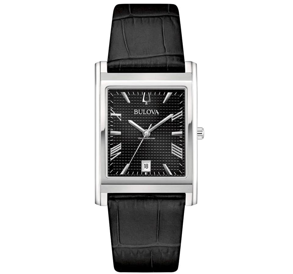 Часы Bulova Sutton Classic Collection с сапфировым кварцевым кожаным черным циферблатом и стальной задней крышкой 96B445 чёрный
Часы Bulova Sutton Classic Collection с сапфировым кварцевым кожаным черным циферблатом и стальной задней крышкой 96B445 чёрный