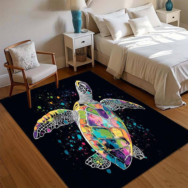 Hot Sale Vibrant Psychedelic Artistic Sea Turtle Area Rug Non Slip Soft Floor Carpet for Living Room Bedroom Nursery Decor 40X60cm
Hot Sale Vibrant Psychedelic Artistic Sea Turtle Area Rug Non Slip Soft Floor Carpet for Living Room Bedroom Nursery Decor 40X60cm