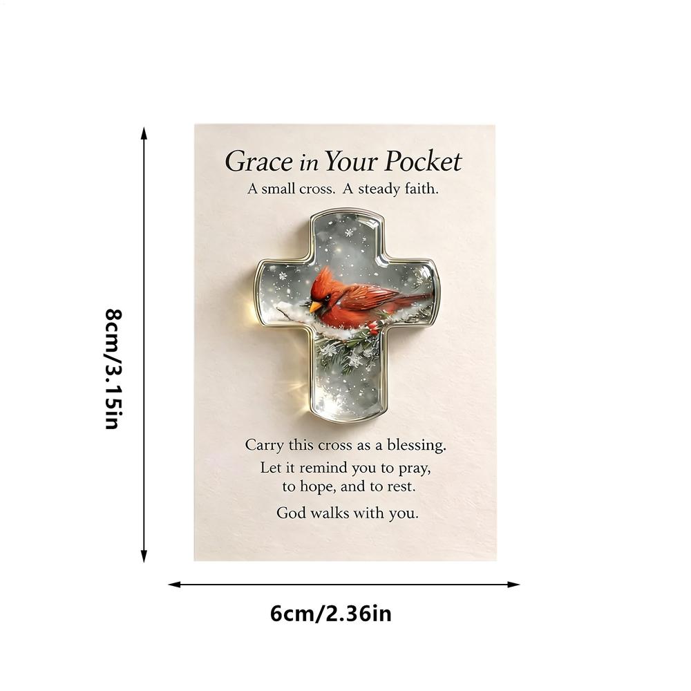 Grace In Your Pocket 2D Acrylic Crucifix Souvenir Faith Reminder Cross For Easter Women Men Adults Spiritual Seekers Home Travel
Grace In Your Pocket 2D Acrylic Crucifix Souvenir Faith Reminder Cross For Easter Women Men Adults Spiritual Seekers Home Travel