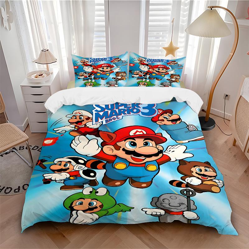 3pc Mario Bros Bedding Set Guest Room Bedroom Decor Christmas Halloween Decor Gifts- All Seasons (No Insert)a1013074 135x200cm
3pc Mario Bros Bedding Set Guest Room Bedroom Decor Christmas Halloween Decor Gifts- All Seasons (No Insert)a1013074 135x200cm