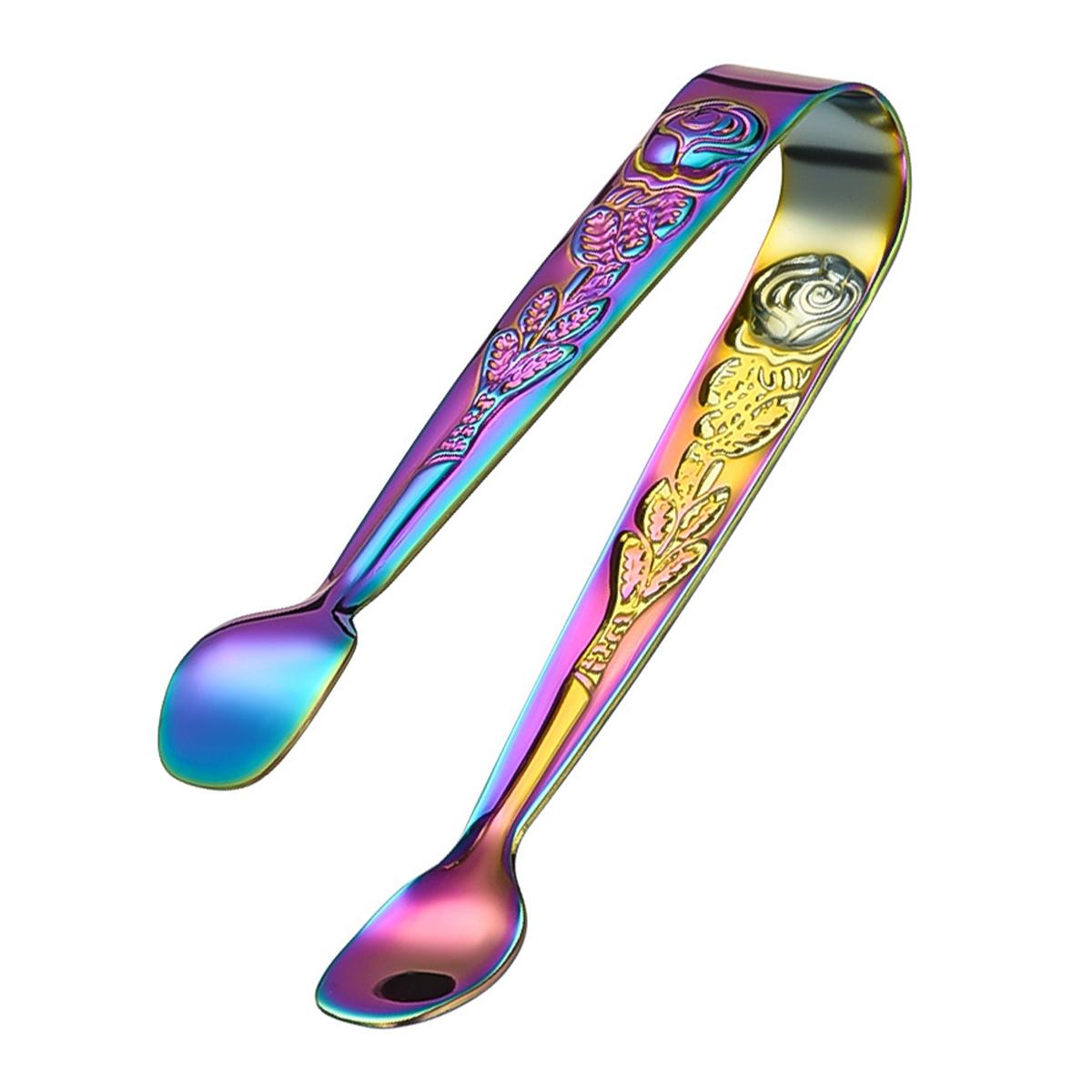 Ice Cube Clip 304 Stainless Steel Rose Pattern Mini Food Tongs (BPA Free, No FDA) A
Ice Cube Clip 304 Stainless Steel Rose Pattern Mini Food Tongs (BPA Free, No FDA) A