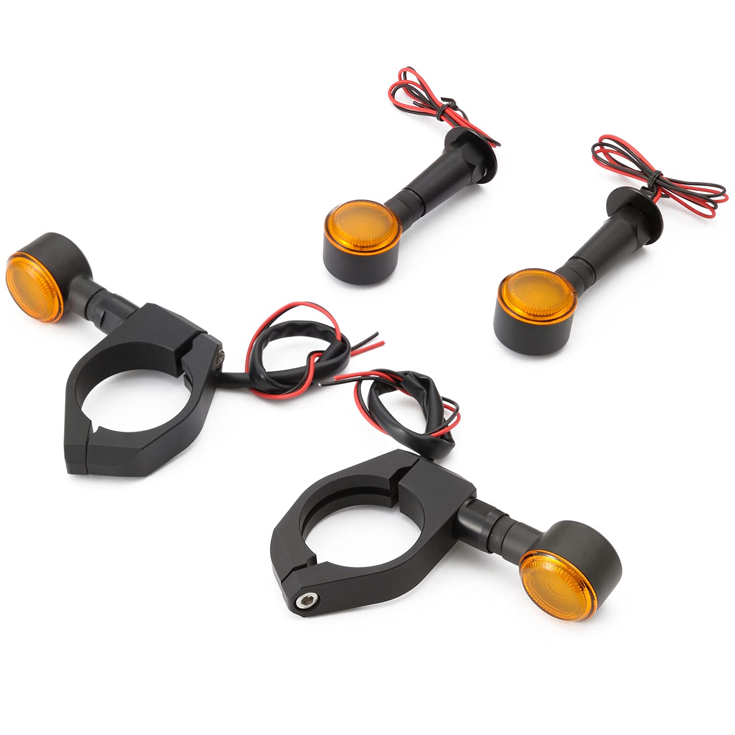 Daytona Motorcycle Turn Signal Kit for GB350 SOL Turn Signal Turn Signal Relay Included Front and Rear Set (21-22) - D-Light Bracket, - (15157) чорний
Daytona Motorcycle Turn Signal Kit for GB350 SOL Turn Signal Turn Signal Relay Included Front and Rear Set (21-22) - D-Light Bracket, - (15157) чорний
