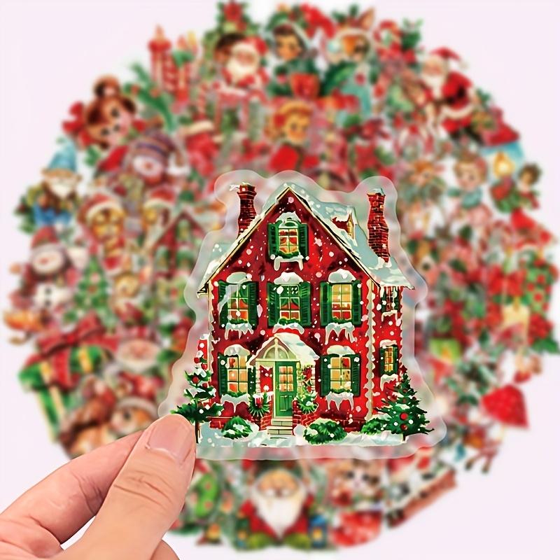 Vintage Christmas Stickers - High Quality,Reusable,No Residue | Transparent Background, Red & Green Holiday Designs art supplies
Vintage Christmas Stickers - High Quality,Reusable,No Residue | Transparent Background, Red & Green Holiday Designs art supplies