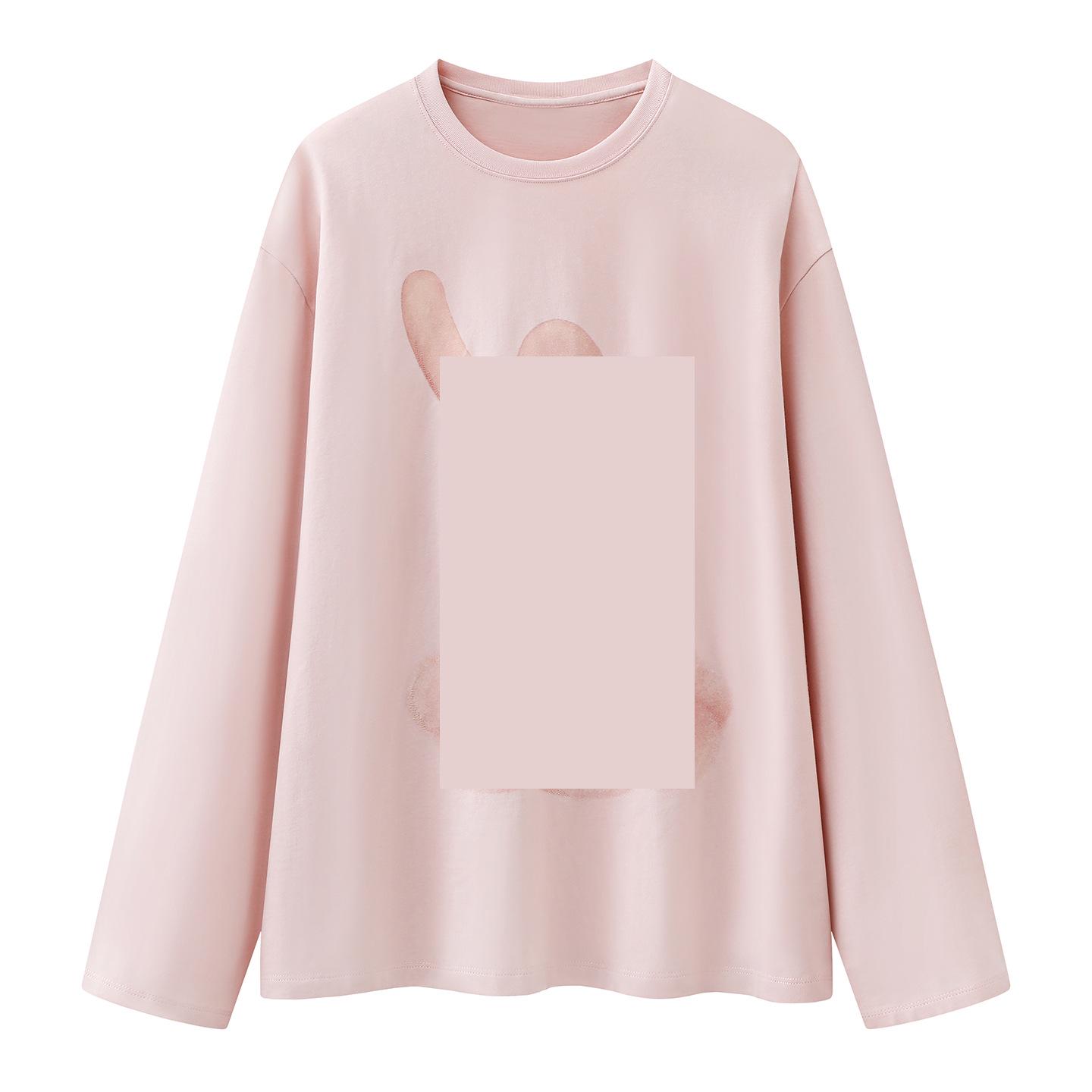 Spring 2026 Women s Casual Rabbit Print Cotton Long Sleeve T-shirt Small рожевий
Spring 2026 Women s Casual Rabbit Print Cotton Long Sleeve T-shirt Small рожевий