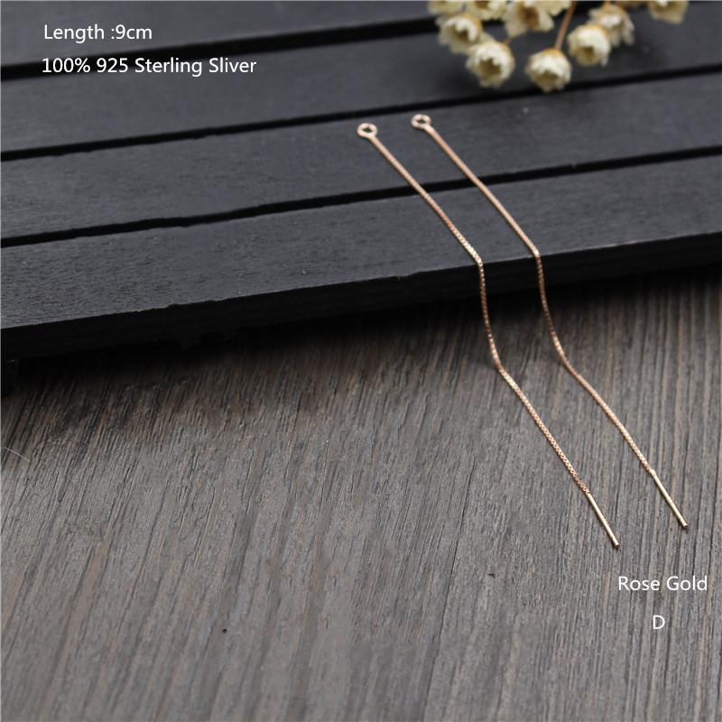 925 Sterling Silver Earring DIY Jewelry Accessories Box Chain Ear Line Ear Wire for Women Earring DIY Jewelry Findings Making рожевий колір золота
925 Sterling Silver Earring DIY Jewelry Accessories Box Chain Ear Line Ear Wire for Women Earring DIY Jewelry Findings Making рожевий колір золота