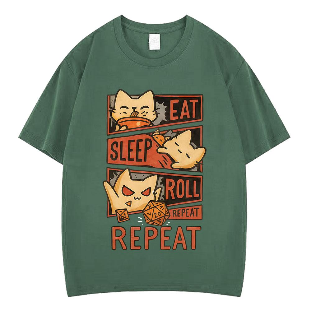 Whimsical Cat DnD Funny Meme Tshirt Unisex Women Vintage Loose Casual T Shirts Summer Cotton Fashion Oversized Tshirts Streetwear 4XL
Whimsical Cat DnD Funny Meme Tshirt Unisex Women Vintage Loose Casual T Shirts Summer Cotton Fashion Oversized Tshirts Streetwear 4XL