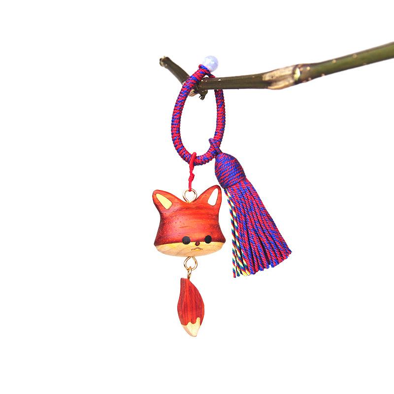 Wooden Bear & Cat Charm Keychain - Cute No-Face Ornament for Bags & Phones
Wooden Bear & Cat Charm Keychain - Cute No-Face Ornament for Bags & Phones