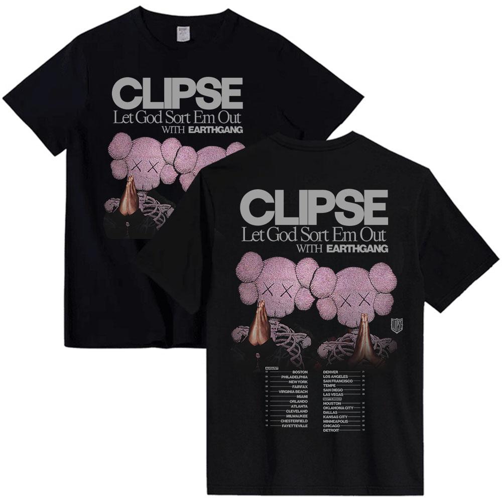 Clipse Let God Sort Em Out Tour 2025 T-shirt Summer Short Sleeve Cotton Tshirts for Male Loose Unisex Streetwear Hip Hop Men Tee XS білий
Clipse Let God Sort Em Out Tour 2025 T-shirt Summer Short Sleeve Cotton Tshirts for Male Loose Unisex Streetwear Hip Hop Men Tee XS білий