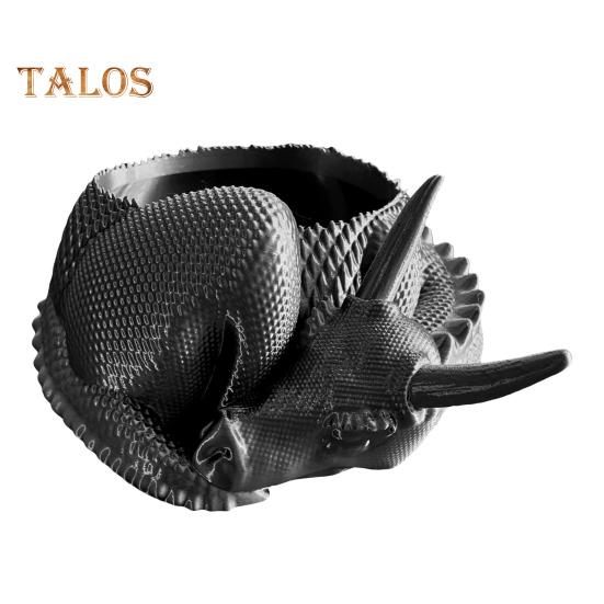 3D-печатный горшок для дракона, спящая статуя дракона, цветочный горшок для небольших растений, декоративные горшки для садоводов чёрный
3D-печатный горшок для дракона, спящая статуя дракона, цветочный горшок для небольших растений, декоративные горшки для садоводов чёрный