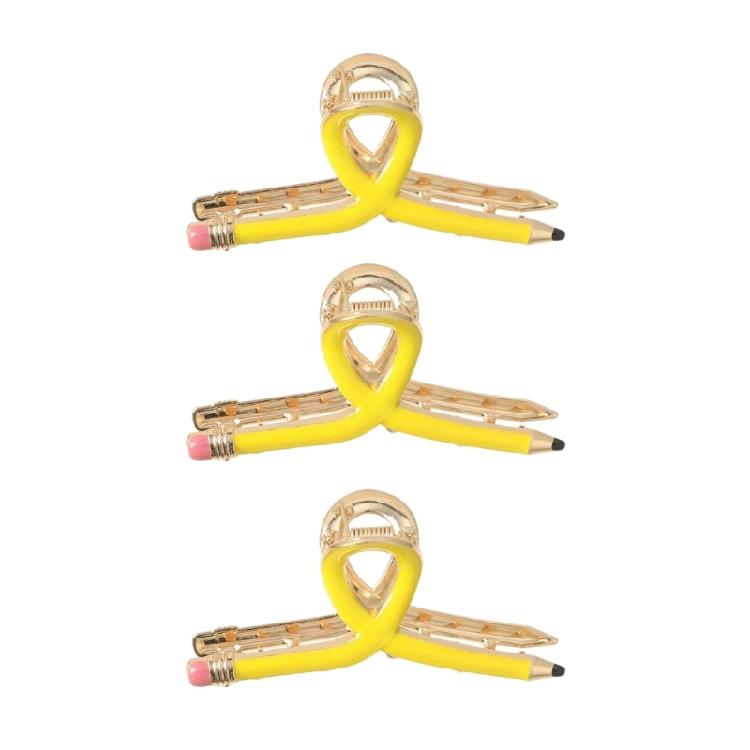 3PCS Metal Pencil Shape Hair Claw Clip Set Funny Teacher Accessories With Strong Grip School Event Dressingup Essential жёлтый
3PCS Metal Pencil Shape Hair Claw Clip Set Funny Teacher Accessories With Strong Grip School Event Dressingup Essential жёлтый