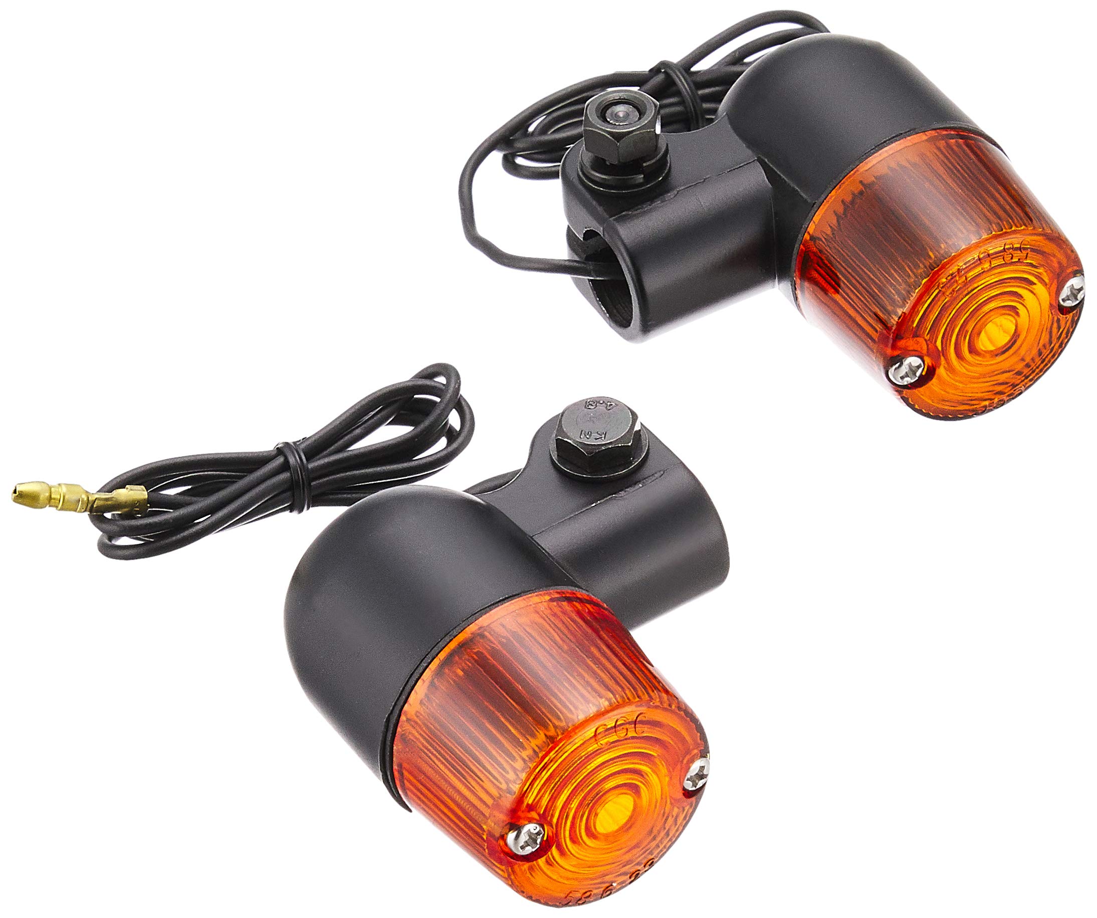 Kijima Small Turn Signal Lamp Aluminum Universal 2 Pieces #680 35x55mm Die-cast Black/Amber 219-5075 чорний
Kijima Small Turn Signal Lamp Aluminum Universal 2 Pieces #680 35x55mm Die-cast Black/Amber 219-5075 чорний