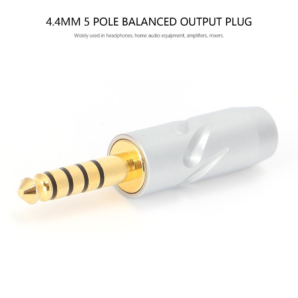 Plug and Play 4.4mm 5 Pole Balanced Output Plug for Sony / Furutech Headphones Headset срібний
Plug and Play 4.4mm 5 Pole Balanced Output Plug for Sony / Furutech Headphones Headset срібний