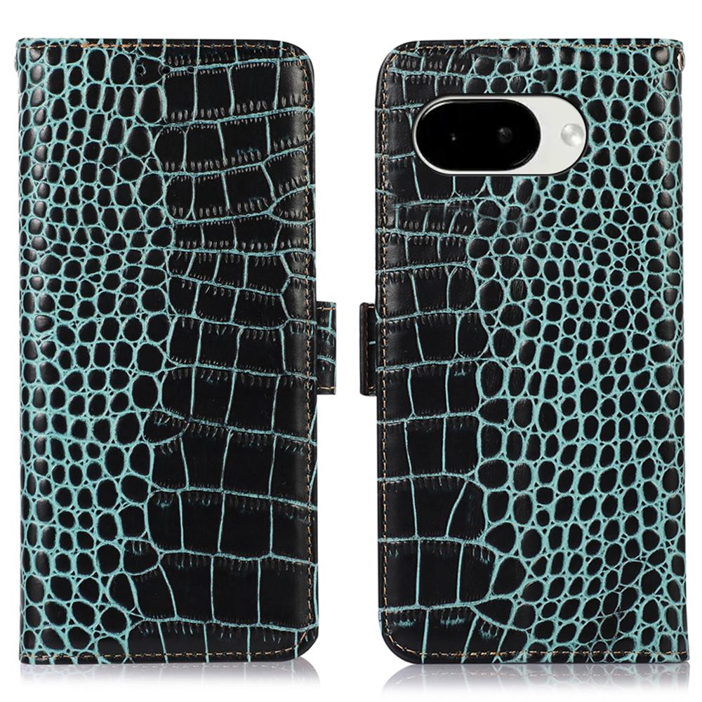 For Google Pixel 10a Case RFID Blocking Wallet Crocodile Texture Genuine Cow Leather Phone Cover
For Google Pixel 10a Case RFID Blocking Wallet Crocodile Texture Genuine Cow Leather Phone Cover