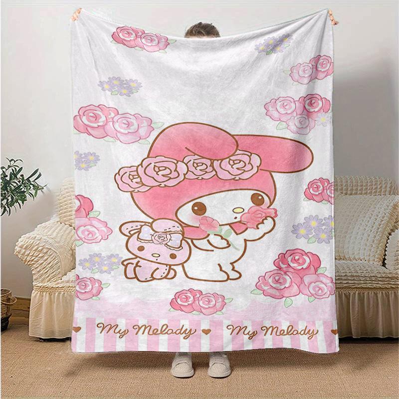 1pc Pink My Melody s Floral Fantasy Throw Blanket for Room Decor Gift, Living Room, Travel, Camping, Car Blankets, Beach, Office Naps, Home Decoration 130x150cm
1pc Pink My Melody s Floral Fantasy Throw Blanket for Room Decor Gift, Living Room, Travel, Camping, Car Blankets, Beach, Office Naps, Home Decoration 130x150cm