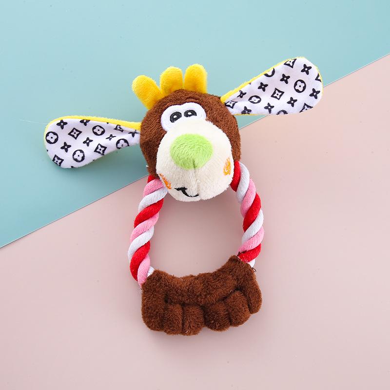 Скрипучая жевательная игрушка для домашних собак, мультяшные животные, звуковые кусачие плюшевые игрушки для щенков, кошек, интерактивные игрушки для питомцев 1 pc
Скрипучая жевательная игрушка для домашних собак, мультяшные животные, звуковые кусачие плюшевые игрушки для щенков, кошек, интерактивные игрушки для питомцев 1 pc