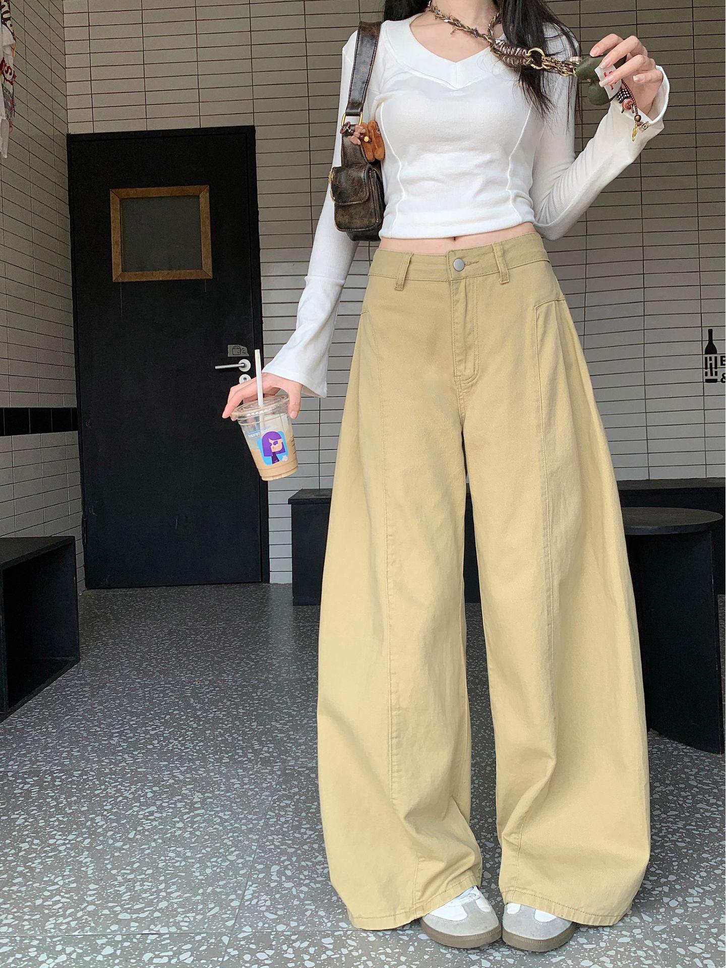 Petite Yellow Women s High Waist Straight-Leg Jeans - Slimming, Loose Floor-Length Design S хакі
Petite Yellow Women s High Waist Straight-Leg Jeans - Slimming, Loose Floor-Length Design S хакі