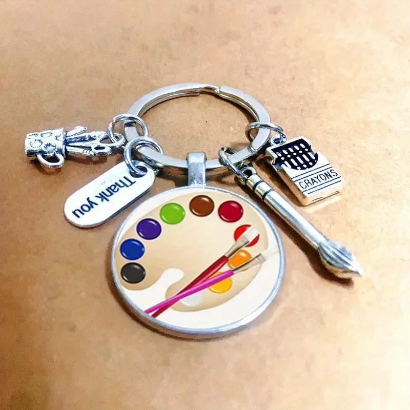 Artist Palette & Paintbrush Keychain – Perfect Gift for Art Lovers
Artist Palette & Paintbrush Keychain – Perfect Gift for Art Lovers