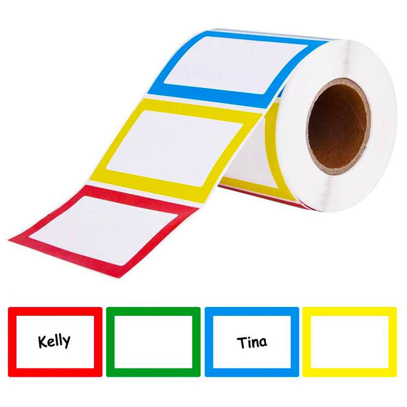 Red, Yellow, Blue, Green Name Stickers – 300 Sheets/Roll, Writable DIY Classification Stationery Adhesive Labels.
Red, Yellow, Blue, Green Name Stickers – 300 Sheets/Roll, Writable DIY Classification Stationery Adhesive Labels.