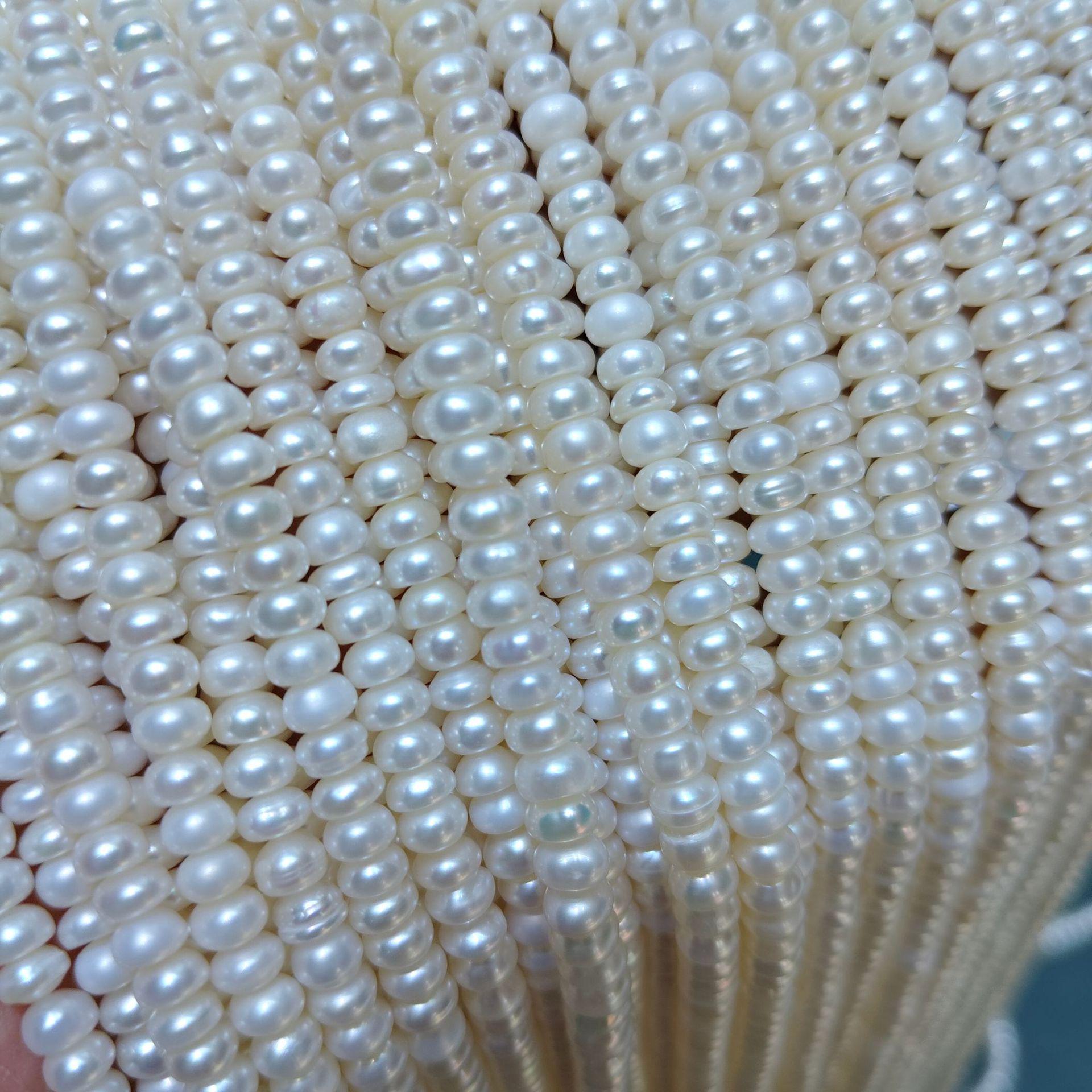 Жемчужное ожерелье из пресноводного жемчуга с ядром, 4-5 мм, жемчужины-хлебушки с небольшими дефектами для DIY многорядных украшений
Жемчужное ожерелье из пресноводного жемчуга с ядром, 4-5 мм, жемчужины-хлебушки с небольшими дефектами для DIY многорядных украшений