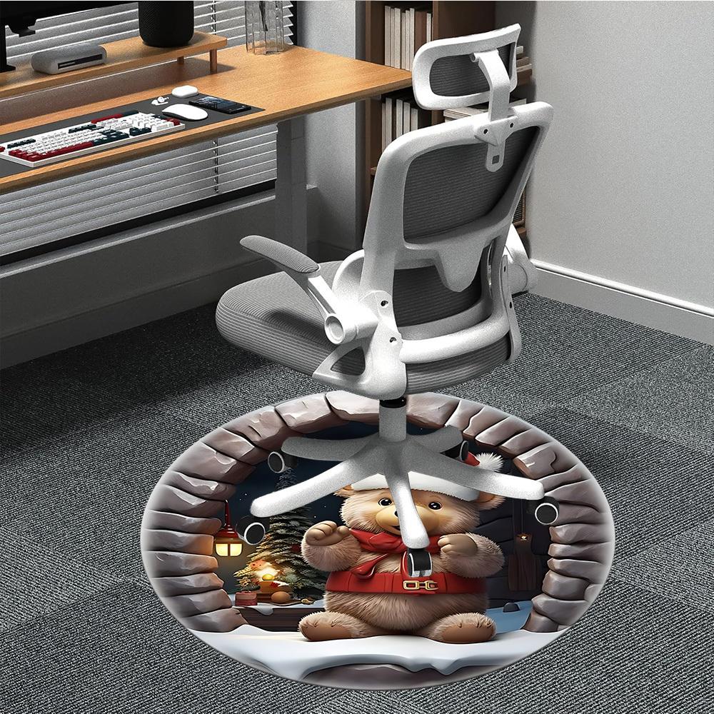 1pc Christmas Bear Ornament Chair Carpet for Office, Soft Comfortable Mat For Office, Living Room, Bedroom, Machine Washable Carpet yy251112067 80cm by 80cm
1pc Christmas Bear Ornament Chair Carpet for Office, Soft Comfortable Mat For Office, Living Room, Bedroom, Machine Washable Carpet yy251112067 80cm by 80cm