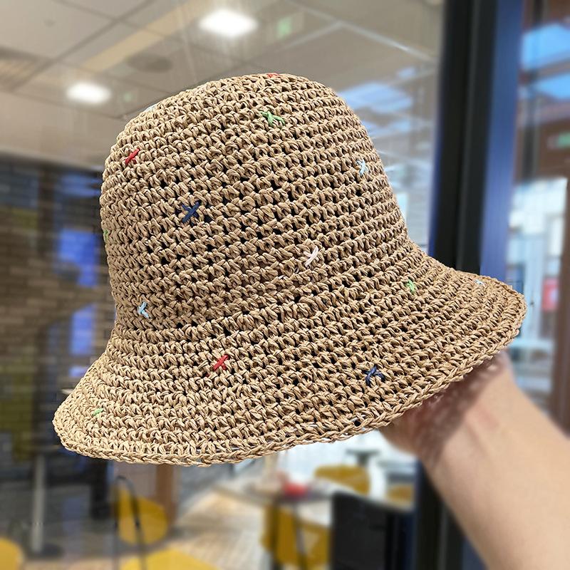 Summer Paper Straw Beach Bucket Hat For Women Handmade Crochet Top Quality Outdoor Sunshade Wide Brim Colorful Fisherman Cap хакі
Summer Paper Straw Beach Bucket Hat For Women Handmade Crochet Top Quality Outdoor Sunshade Wide Brim Colorful Fisherman Cap хакі