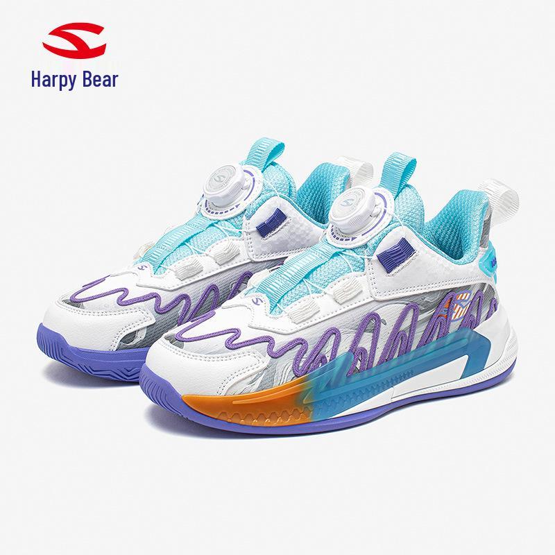 Легкие кожаные баскетбольные кроссовки Habi Xiong для мальчиков с поворотной пряжкой - Идеально подходят для весны и осени, для кампуса и повседневной носки Size 41
Легкие кожаные баскетбольные кроссовки Habi Xiong для мальчиков с поворотной пряжкой - Идеально подходят для весны и осени, для кампуса и повседневной носки Size 41