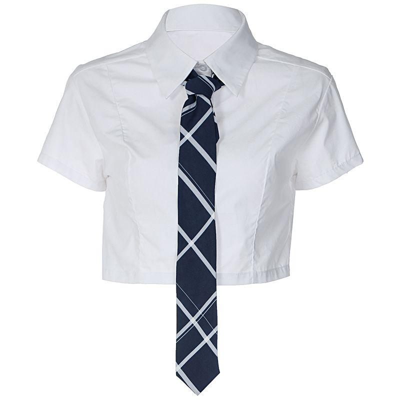 Американский Ретро Поло Воротник Клетчатая Плиссированная Юбка Топы White Shirt(Tie for delivery) S
Американский Ретро Поло Воротник Клетчатая Плиссированная Юбка Топы White Shirt(Tie for delivery) S