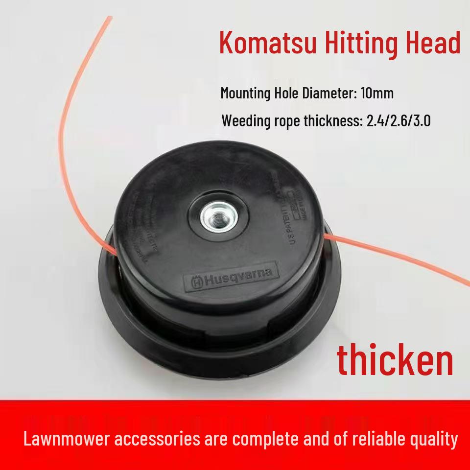 Universal Disassembly-Free String Trimmer Head and Mower Line Accessory
Universal Disassembly-Free String Trimmer Head and Mower Line Accessory