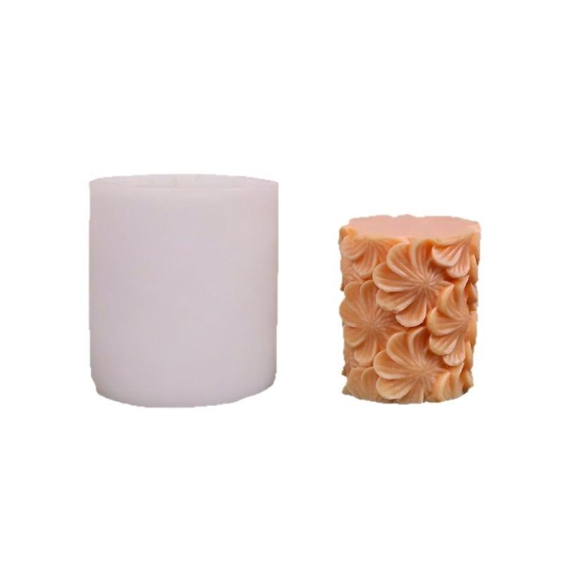 Embossed Flower Cylinder Silicone Molds for Epoxy Resin Candle Soap Home Decoration Chocolate Fondant Silicone Molds 1
Embossed Flower Cylinder Silicone Molds for Epoxy Resin Candle Soap Home Decoration Chocolate Fondant Silicone Molds 1
