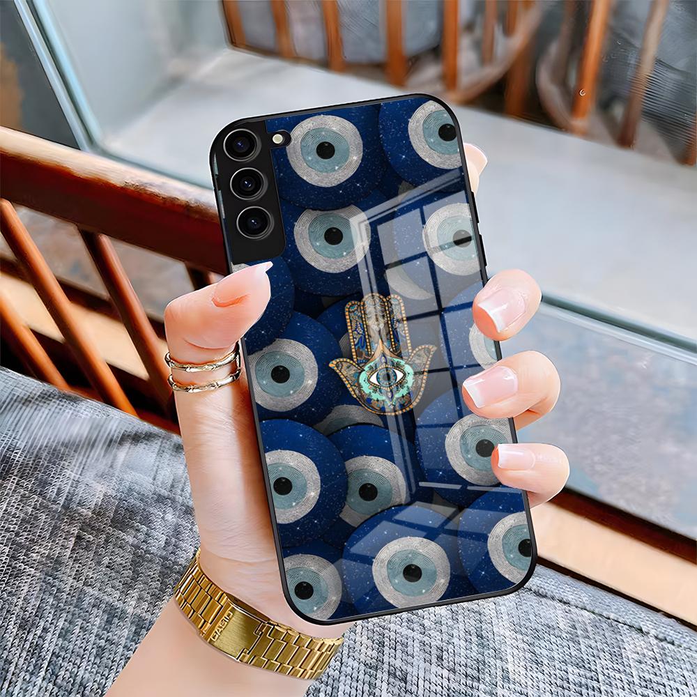 B-Blue E-Evil Eye Phone Case For Samsung S26 S25 Plus S20 S20 Plus S22 Ultra S23 FE S21 Plus S21 Ultra Glass Cover Samsung S21 Plus
B-Blue E-Evil Eye Phone Case For Samsung S26 S25 Plus S20 S20 Plus S22 Ultra S23 FE S21 Plus S21 Ultra Glass Cover Samsung S21 Plus
